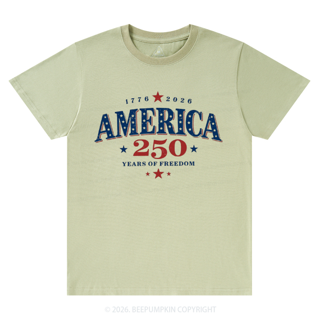 America 250 Years Freedom Retro Americana T-Shirts