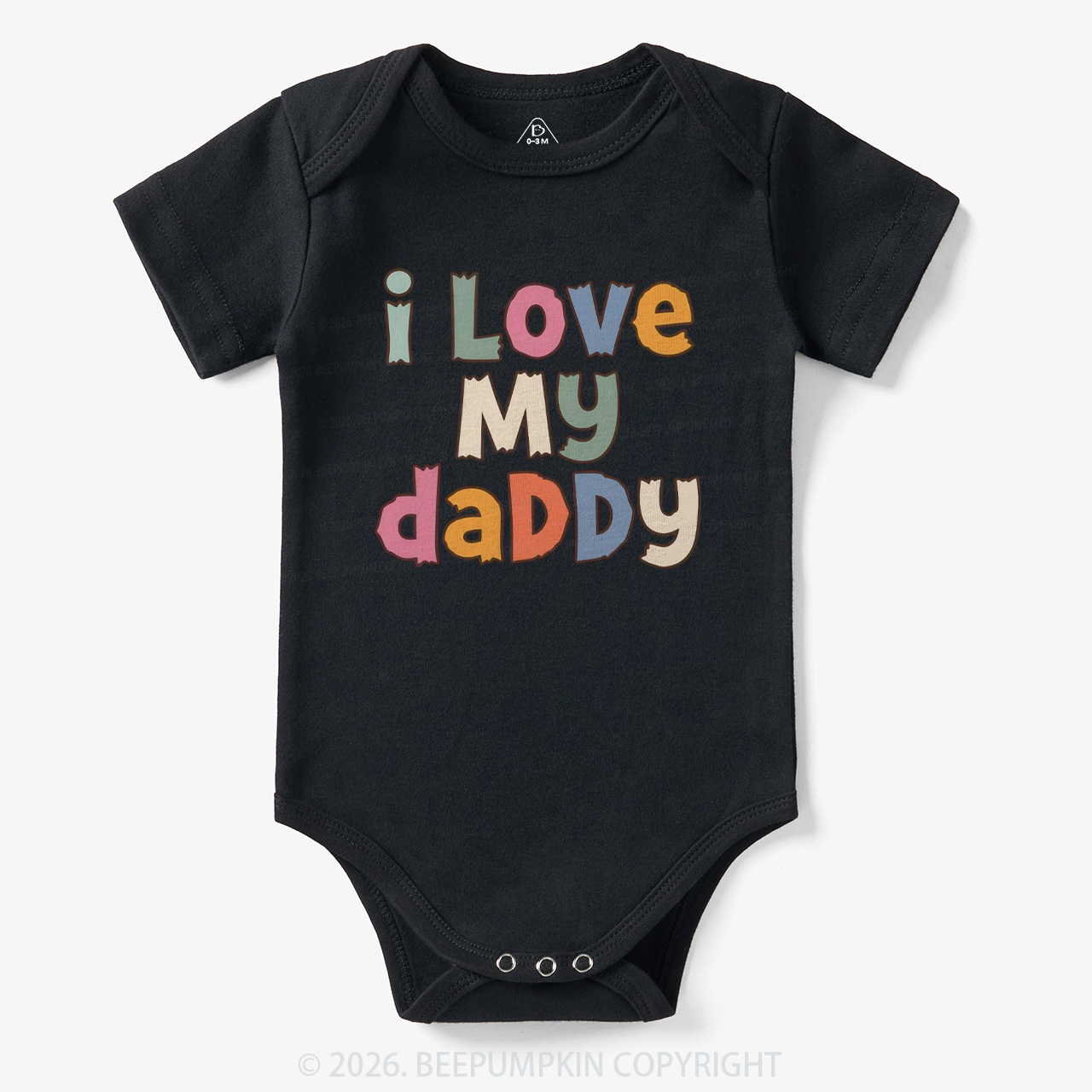 I Love My Daddy Cute Father's Day Bodysuit