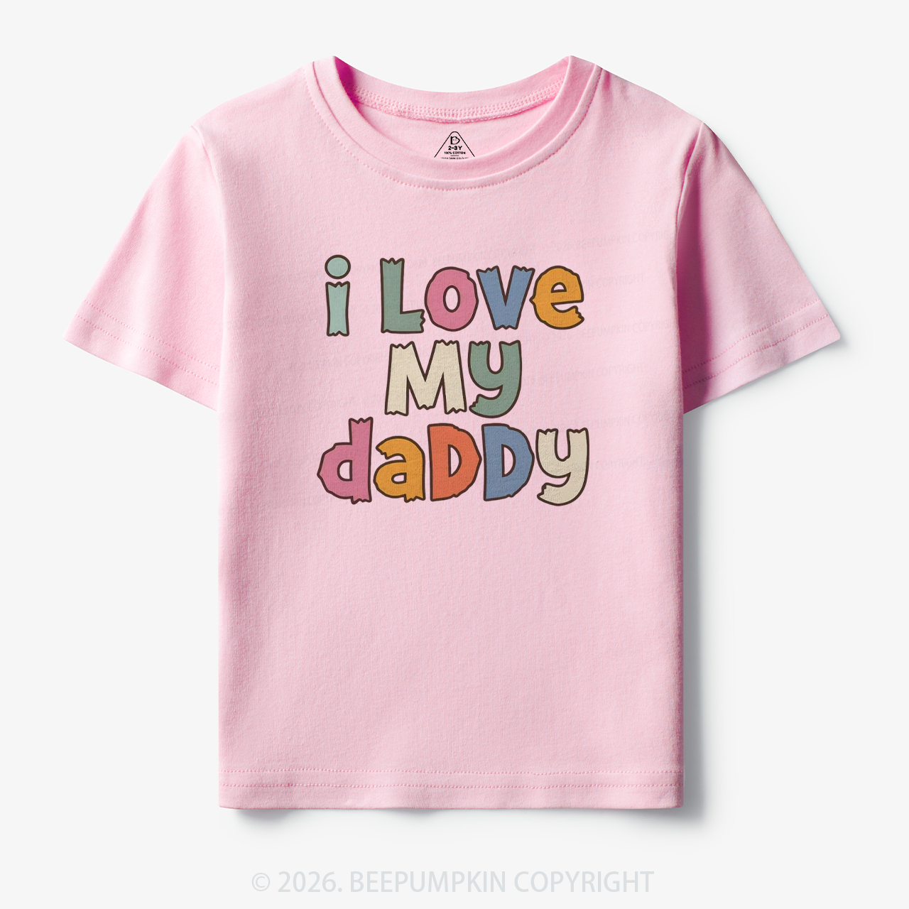 I Love My Daddy Cute Father's Day Toddler&Kid's Tees