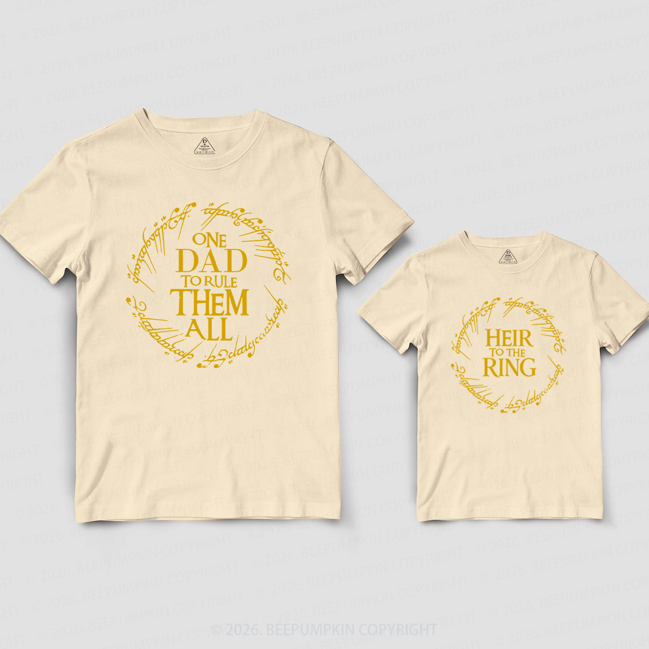 One Dad To Rule Them All Dad&Me Matching Shirts