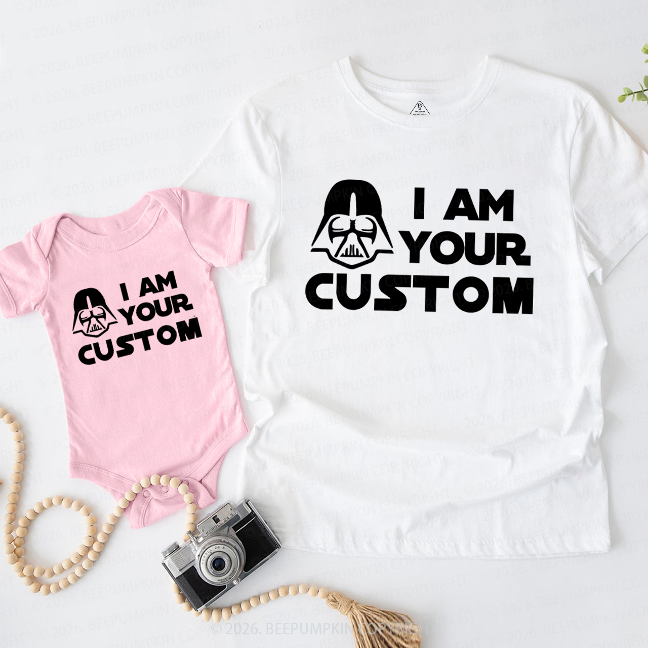 Personalized I Am Your Dalaxy Dad&Me Matching Shirts