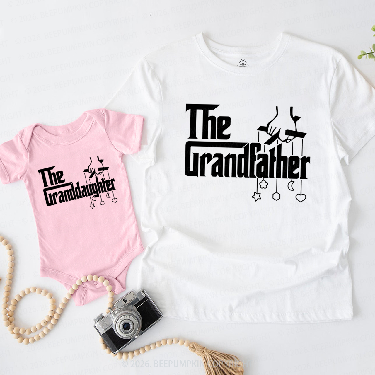 The Grandfather Grandson Granddaughter Grandpa&Me Matching Shirts