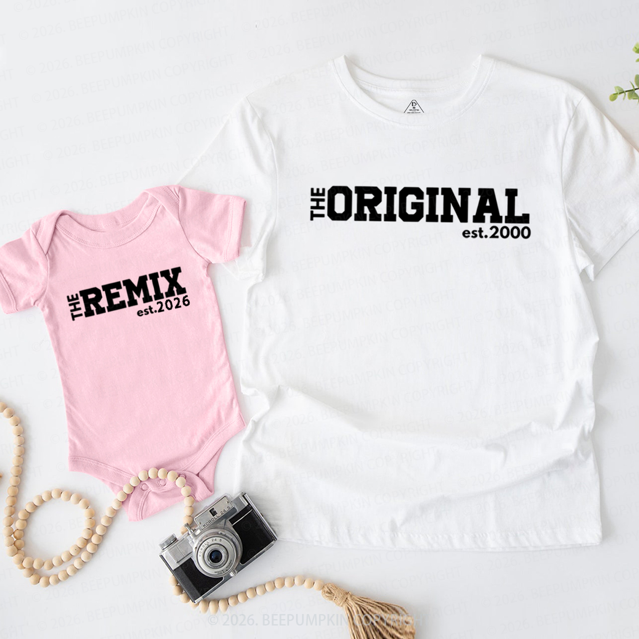 The Original The Remix Fathers Day Dad&Me Matching Shirts
