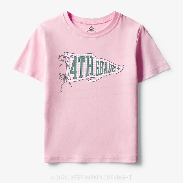 Personalized Pennant Grade Level Team Toddler&Kid's Tees