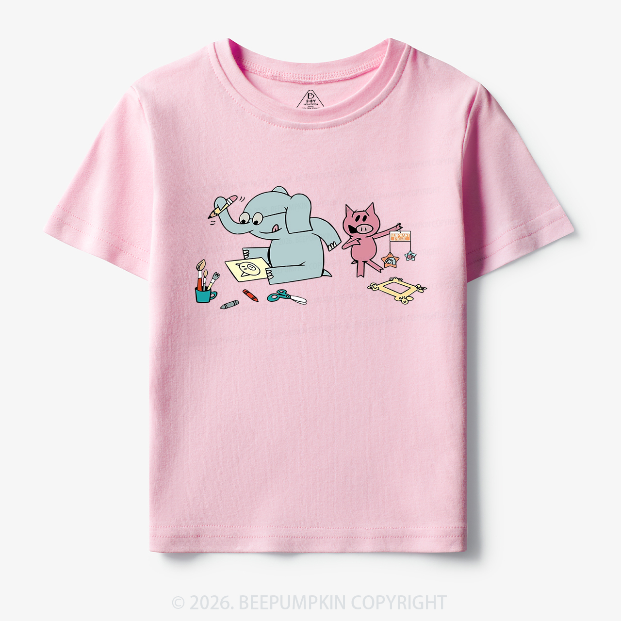 Elephant and Piggie Read More Book Toddler&Kid's Tees