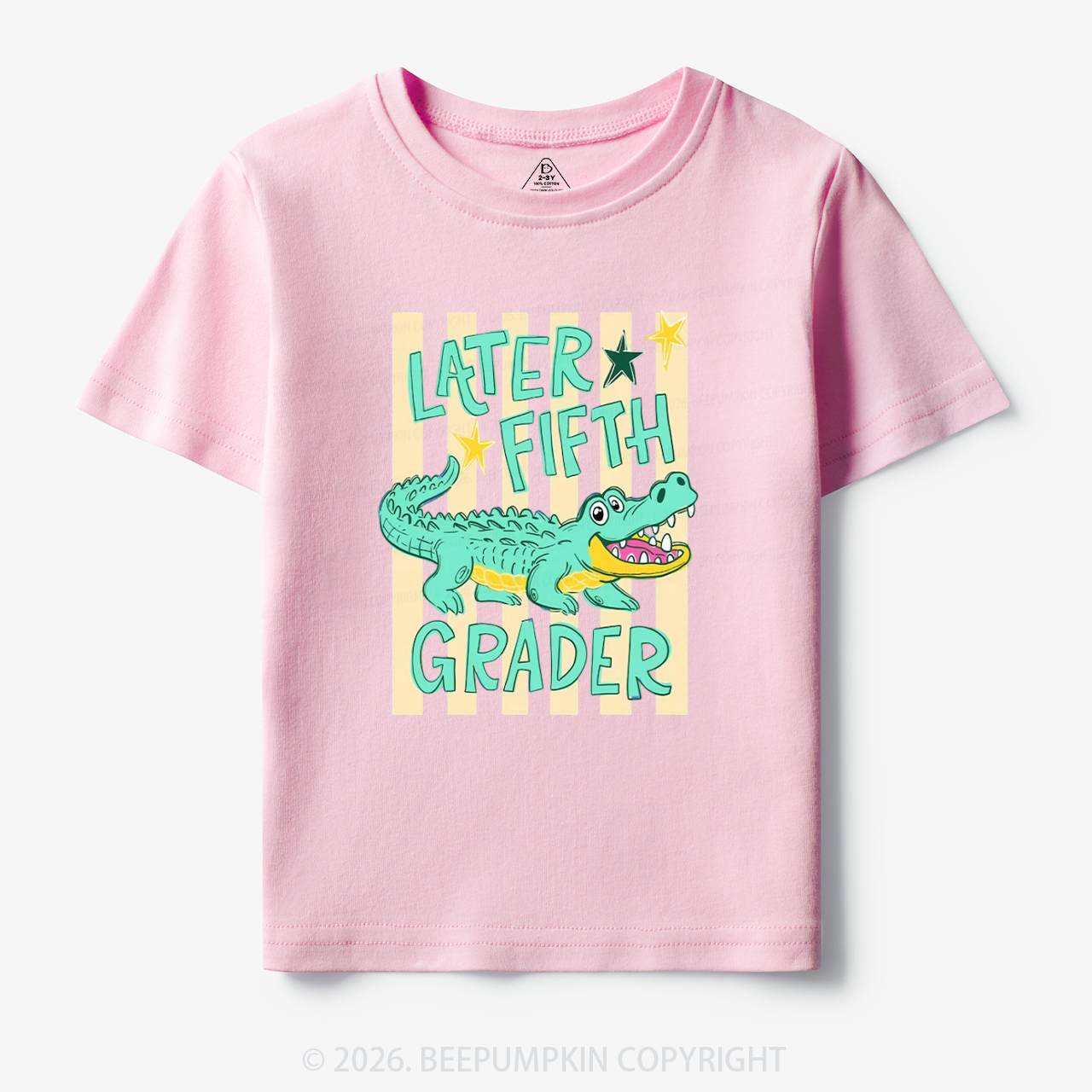 Personalized Grade Later Gator Toddler&Kid's Tees