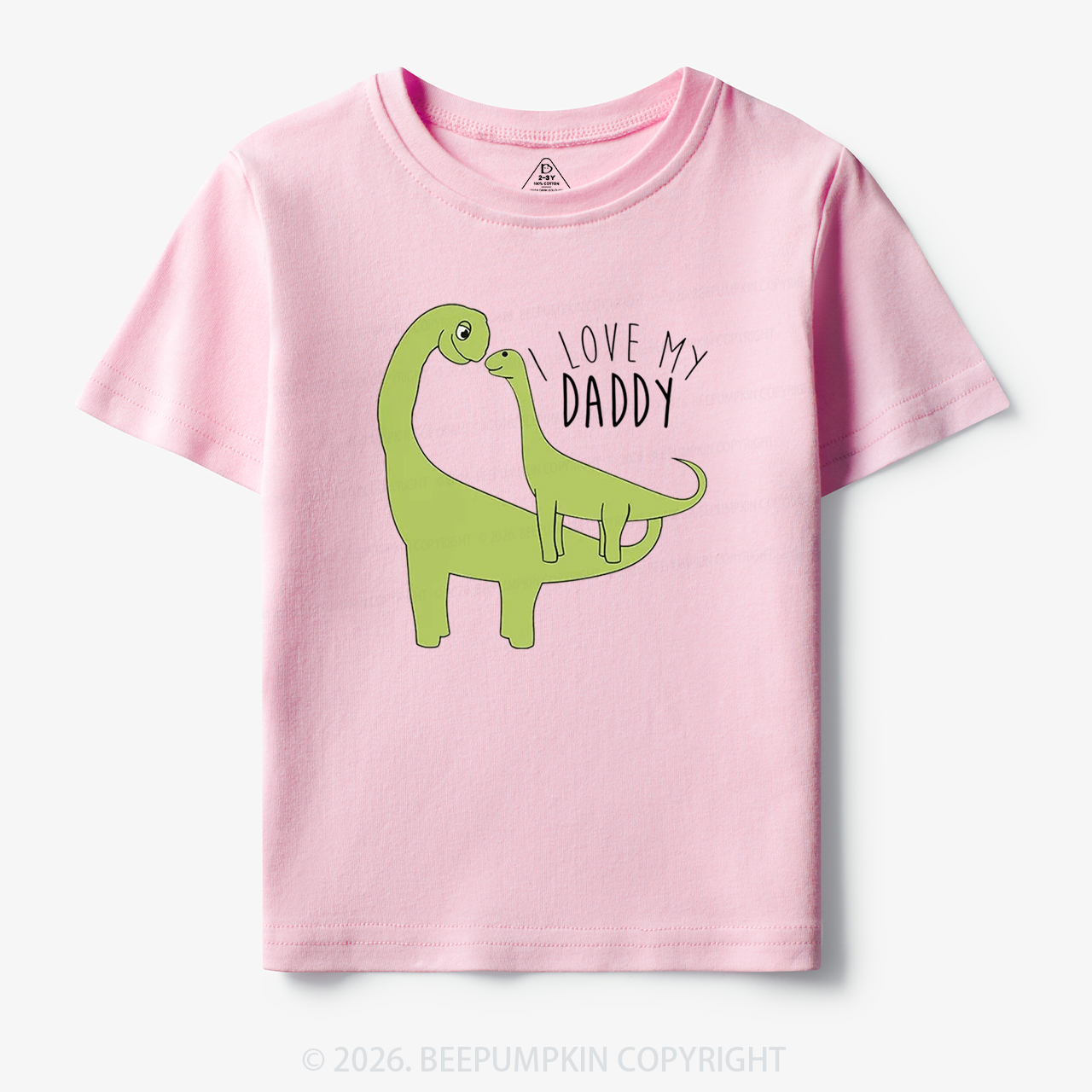 I Love My Daddy Dinosaur Toddler&Kid's Tees