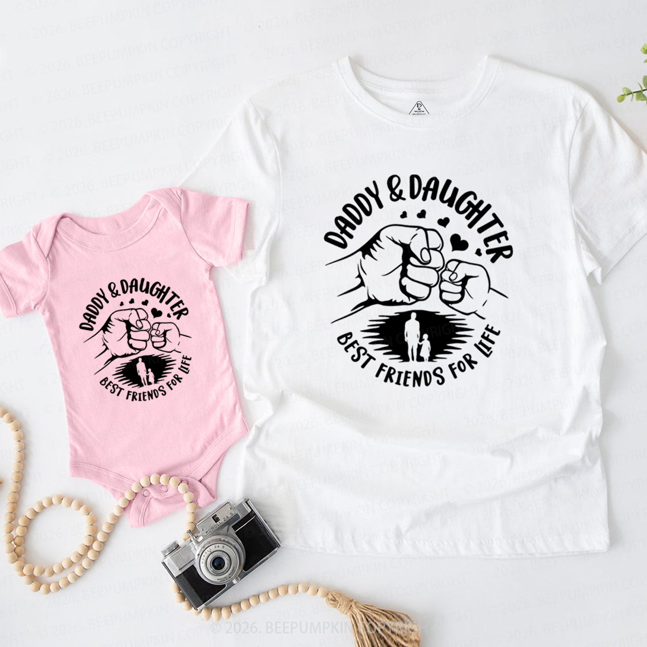 Personalized Best Friends For Life Dad&Me Matching Shirts