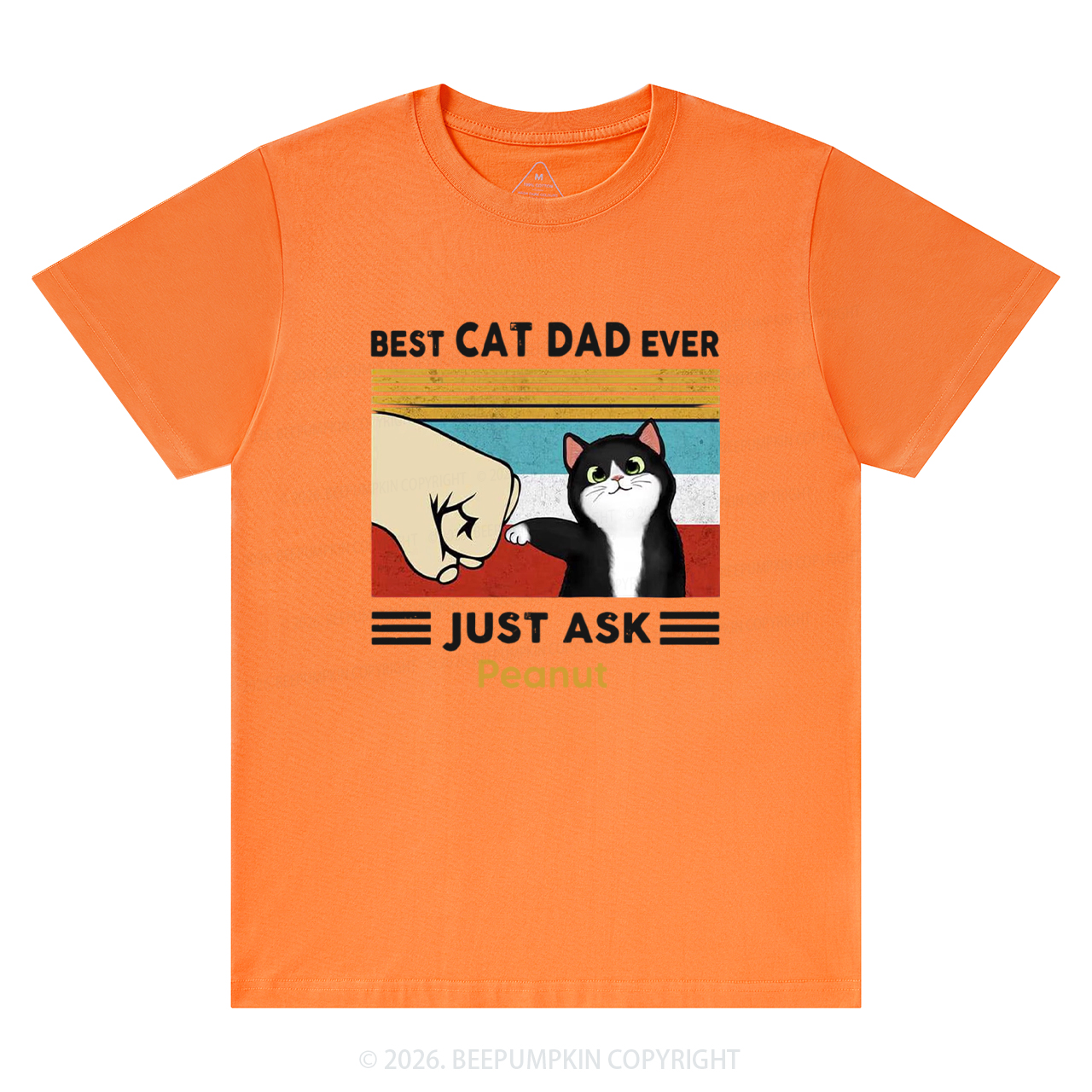 Personalized Best Cat Dad Ever T-Shirts