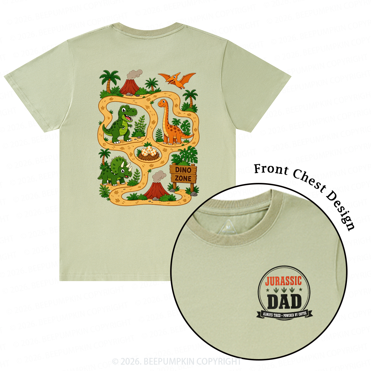 Daddysaurus Fathers Day T-Shirts