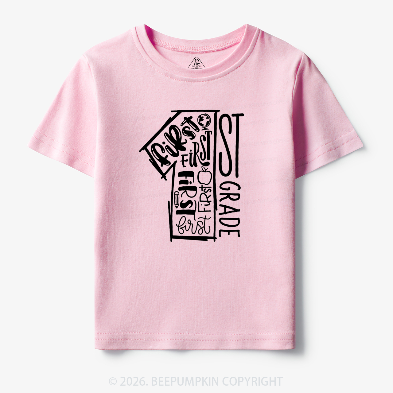 School Doodle Grade Back to School Toddler&Kid's Tees