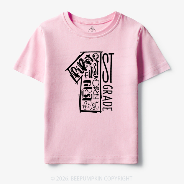 School Doodle Grade Back to School Toddler&Kid's Tees