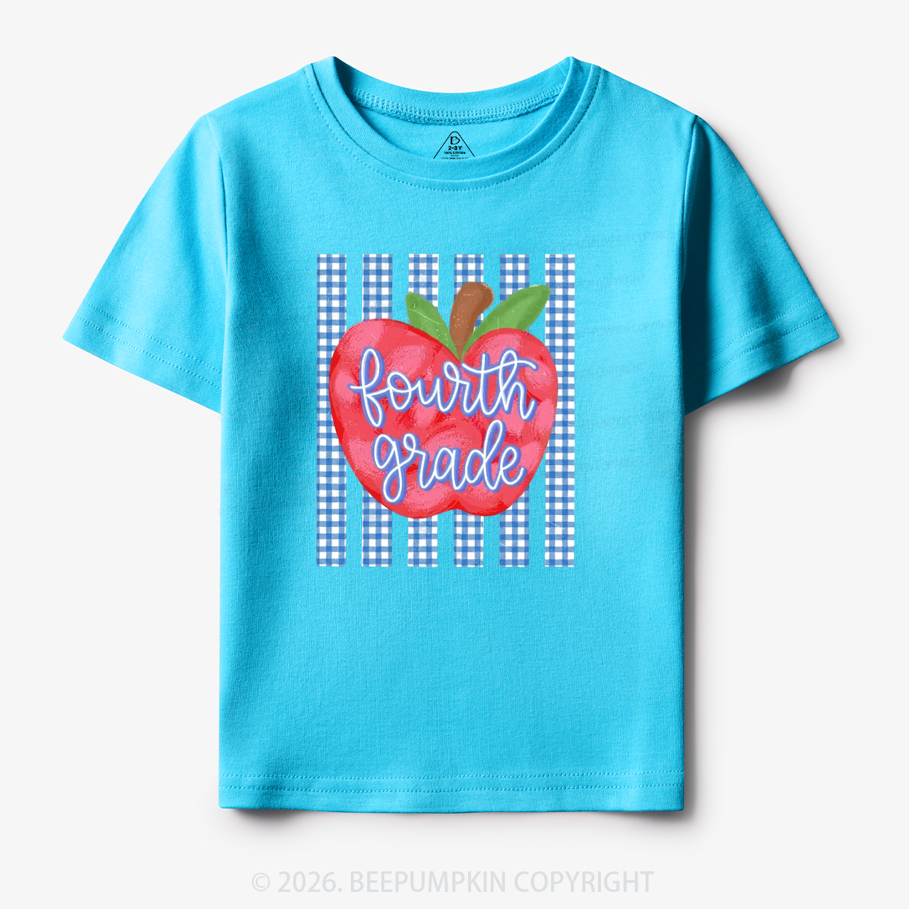 Striped Apple Grade Back To School Toddler&Kid's Tees