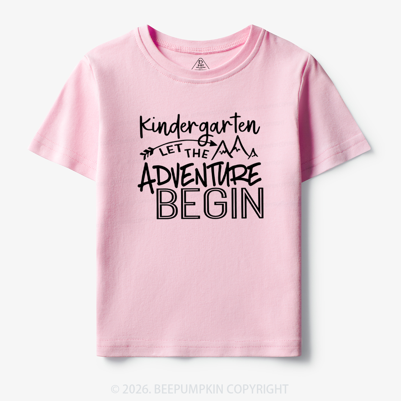 Personalized Kindergarten Let The Adventures Begin Toddler&Kid's Tees