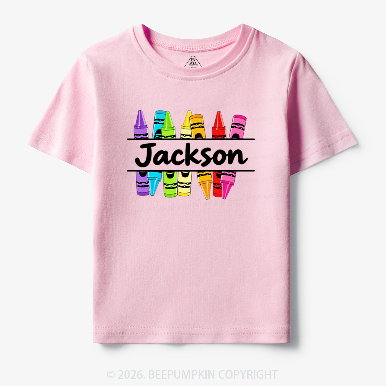 Personalized Name Back To School Toddler&Kid's Tees