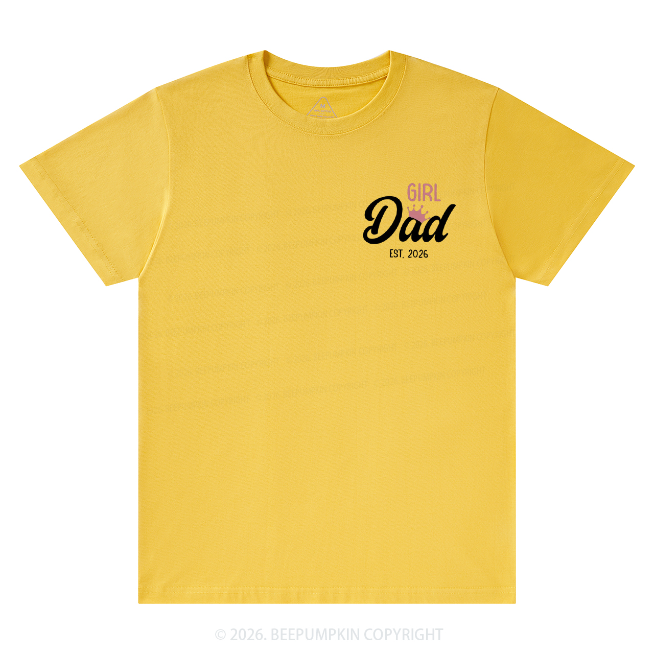 Personalized Girl Dad Fathers Day T-Shirts