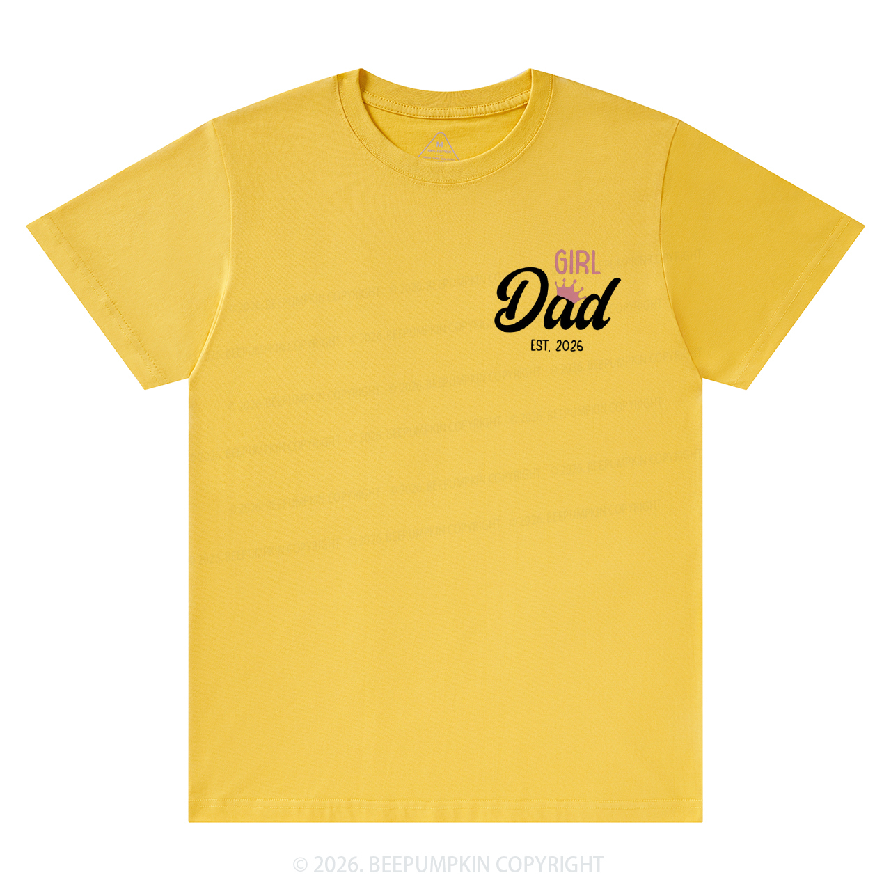 Personalized Girl Dad Fathers Day T-Shirts