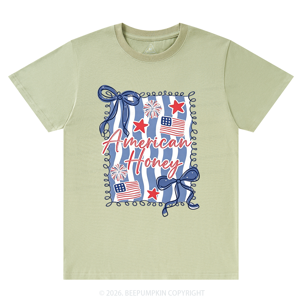 American Honey Flag Bows T-Shirts
