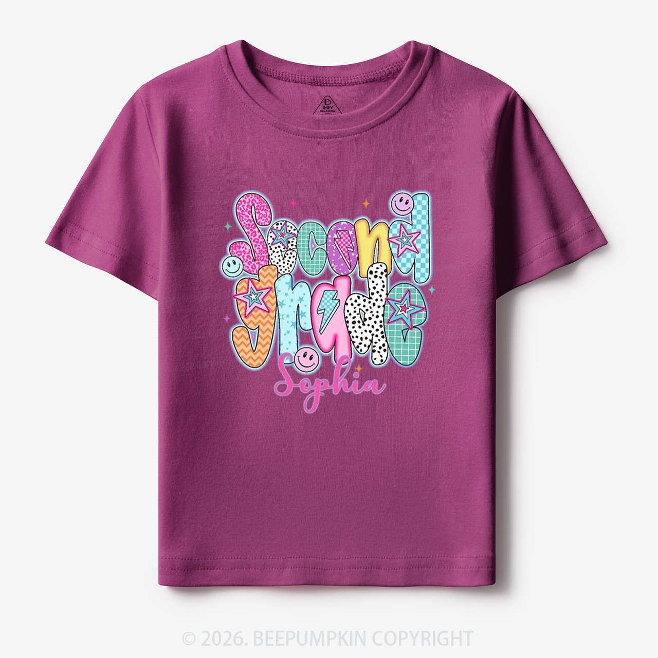 Personalized Retro Grade Back to School Toddler&Kid's Tees