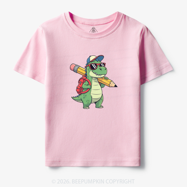 Funny Rex Back to School Dinosaur Toddler&Kid's Tees