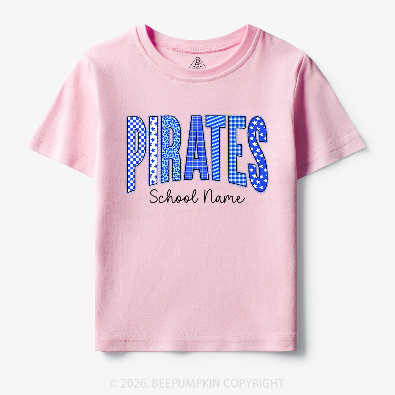 Personalized School Name School Spirit Toddler&Kid's Tees