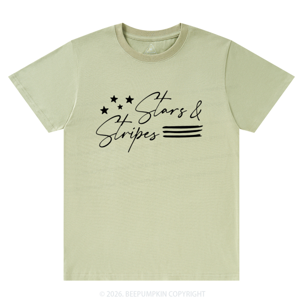 Stars and Stripes Retro American Flag T-Shirts