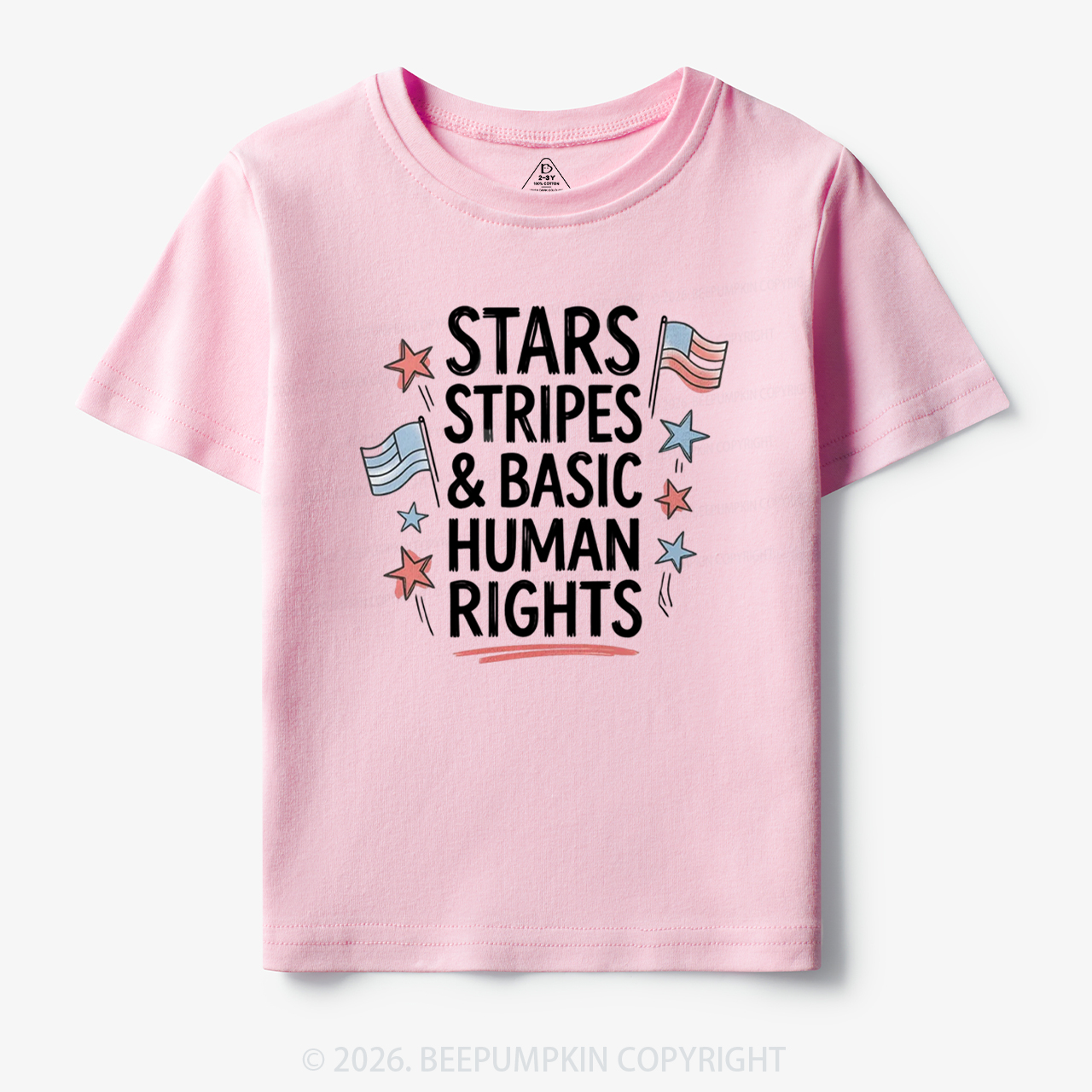 Stars Stripes Patriotic 4th Of July Toddler&Kid's Tees