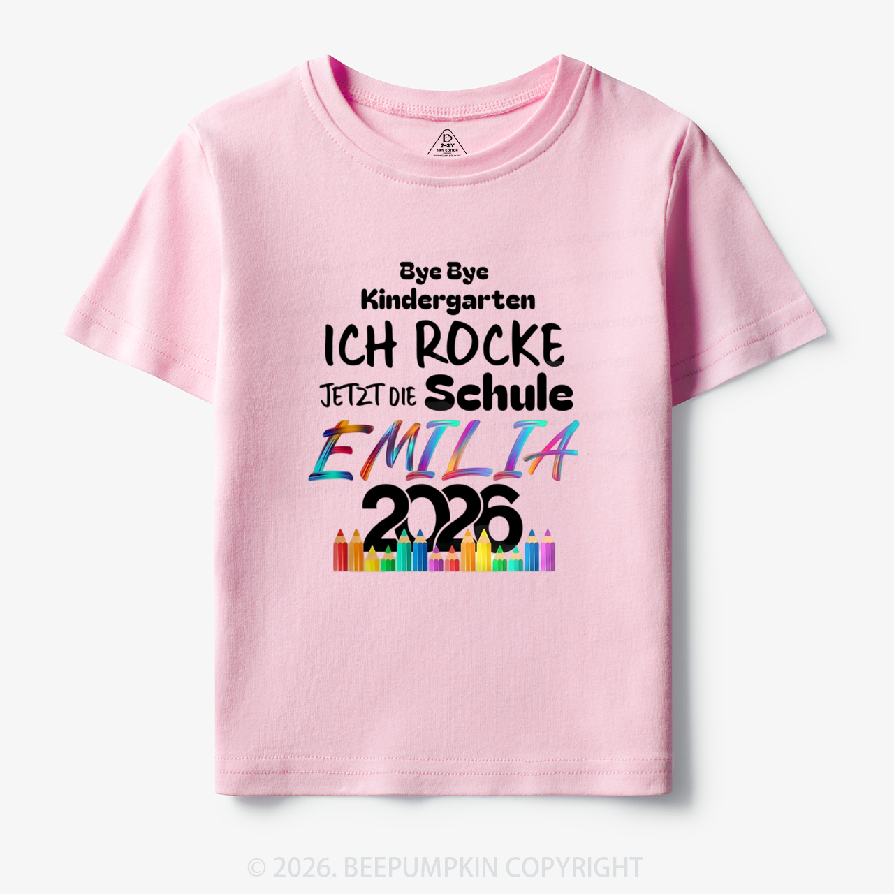 Personalized I Rock School Back To School Toddler&Kid's Tees