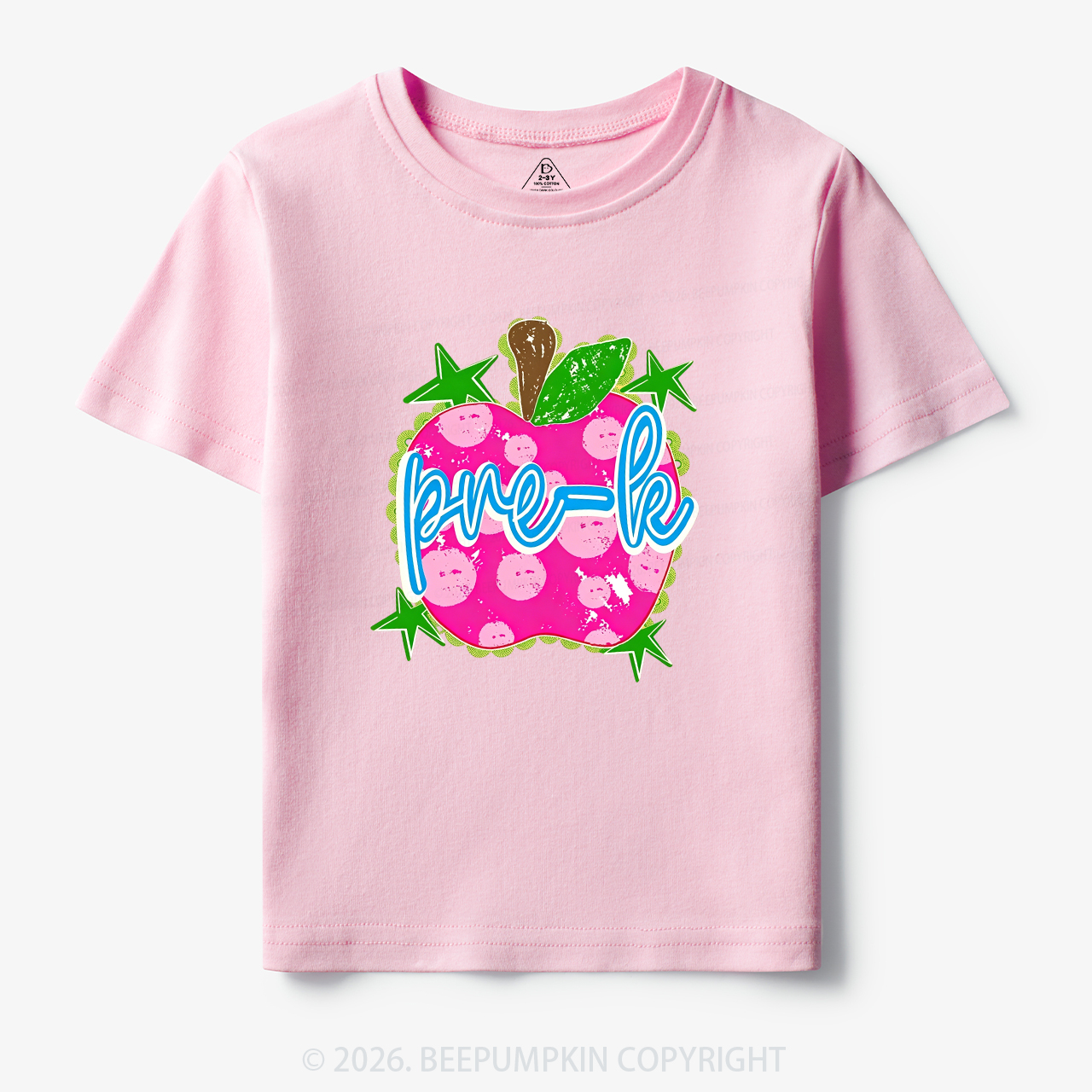 Personalized Polkadots Apple Back To School Toddler&Kid's Tees