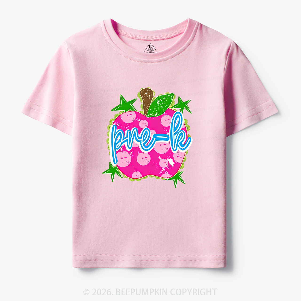 Personalized Polkadots Apple Back To School Toddler&Kid's Tees