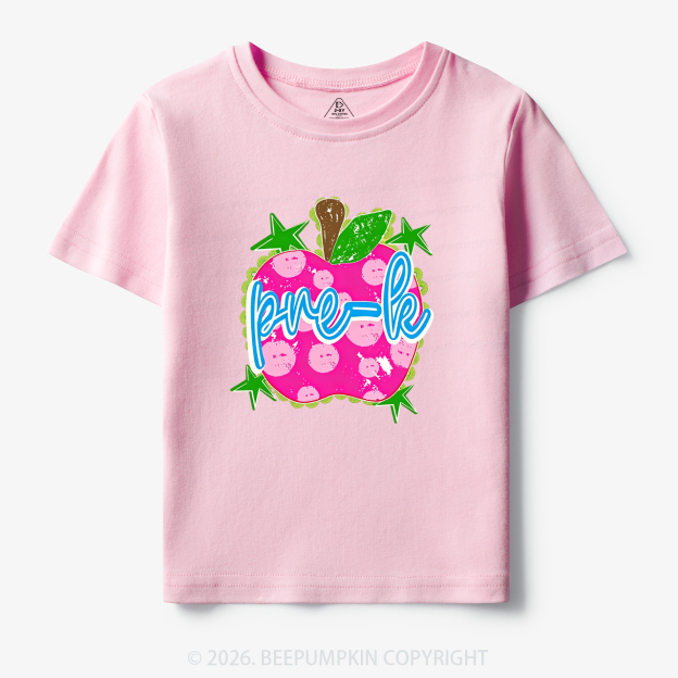 Personalized Polkadots Apple Back To School Toddler&Kid's Tees