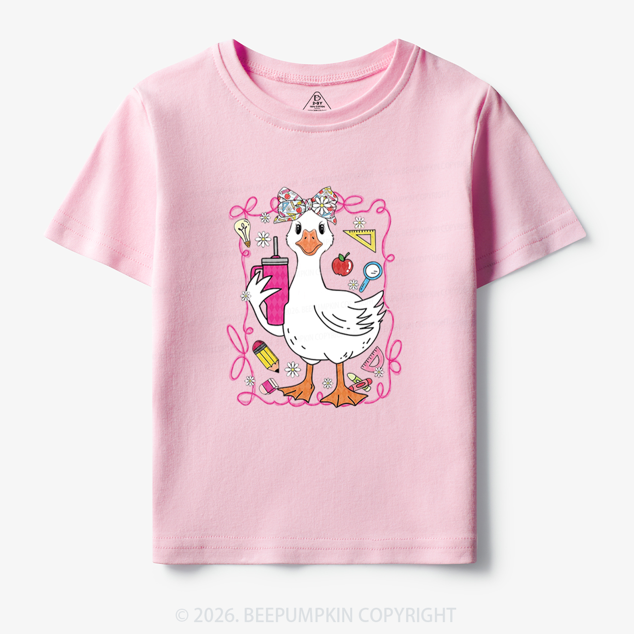 Coquette Silly Goose Back To School Toddler&Kid's Tees