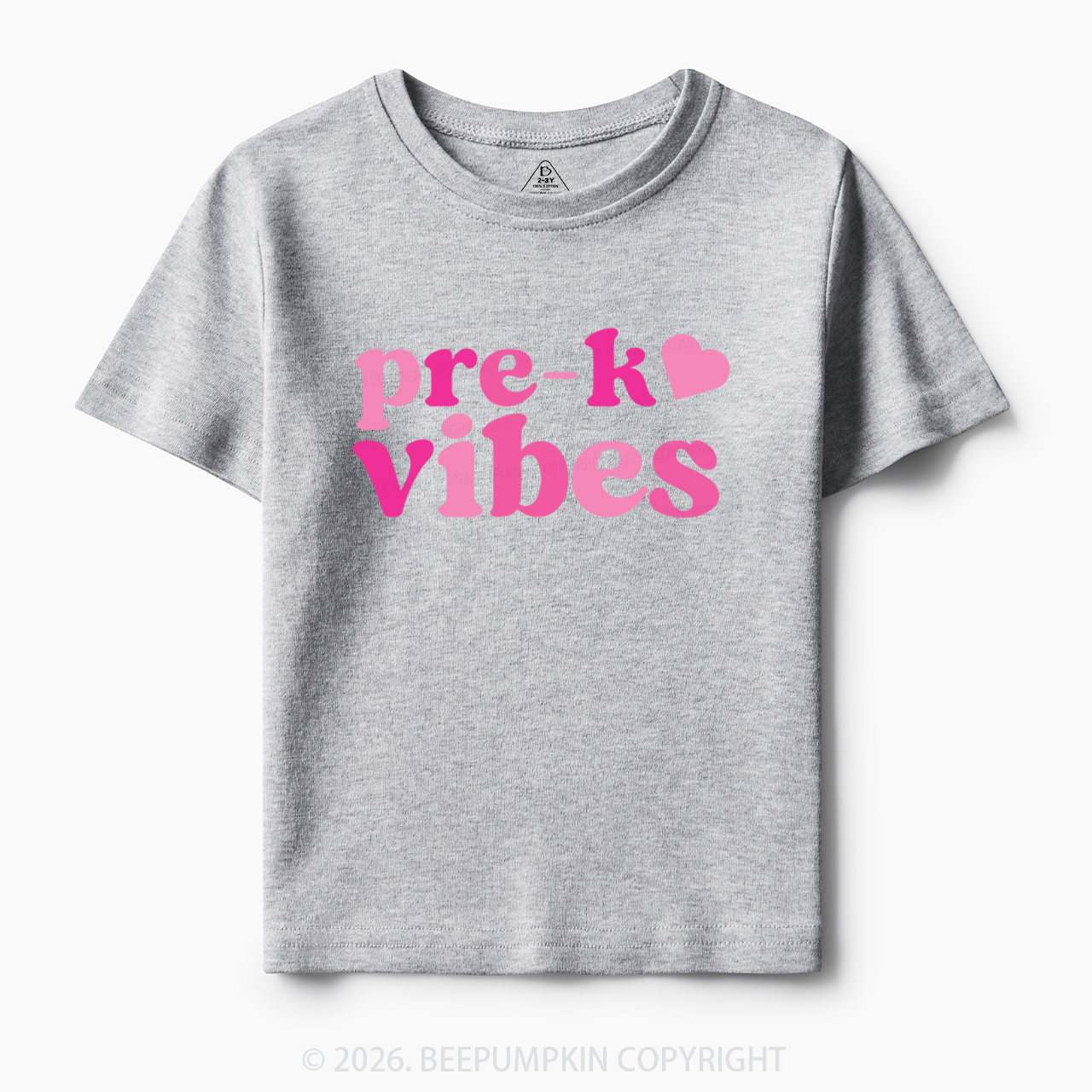 Pre-k Vibes Kindergarten Back to School Toddler&Kid's Tees