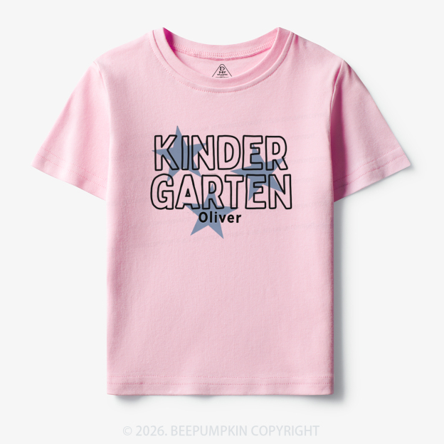Personalized Kindergarten Star Back to School Toddler&Kid's Tees
