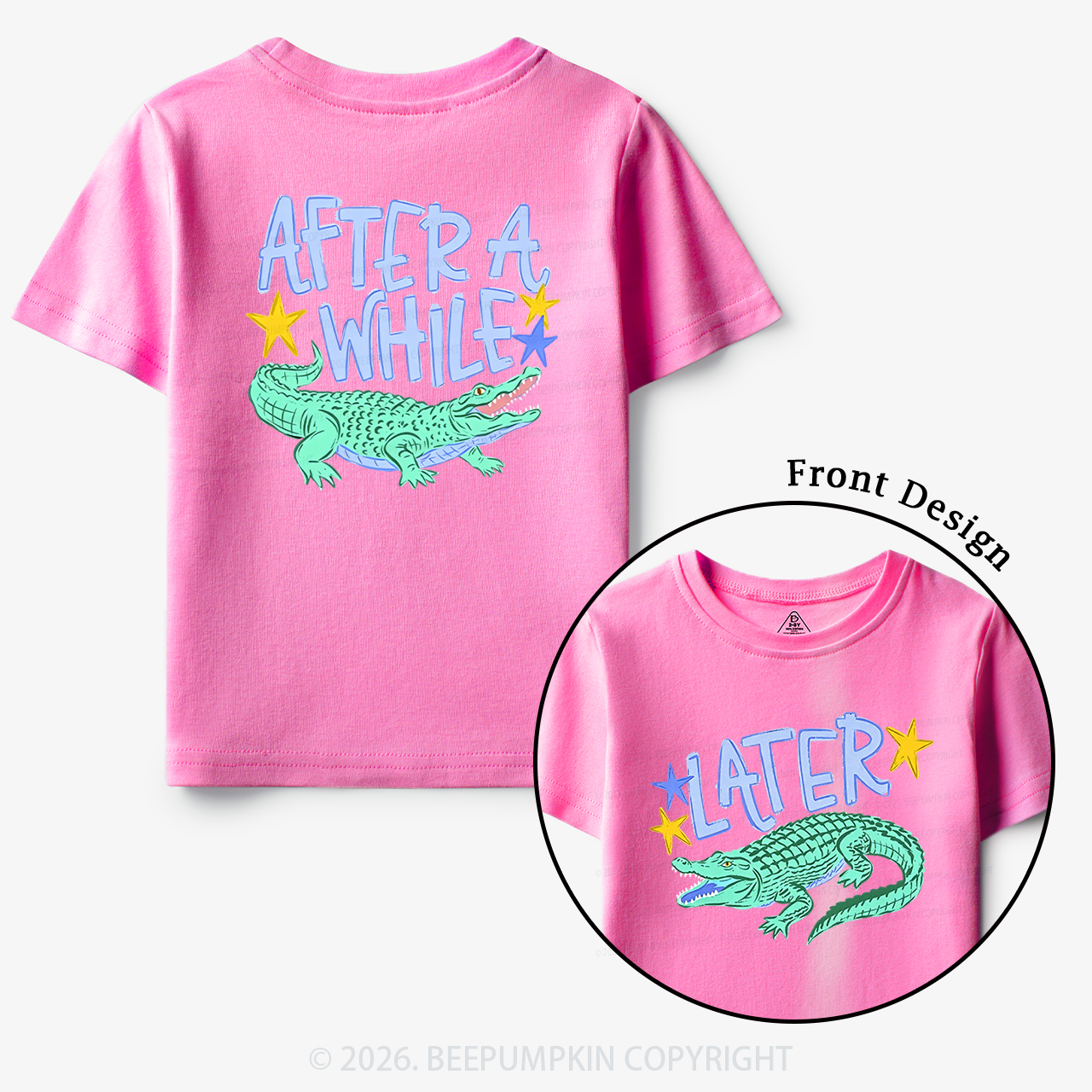Later Gator After A While Crocodile Toddler&Kid's Tees