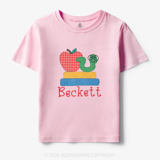 Personalized Name Caterpillar Back To School Toddler&Kid's Tees