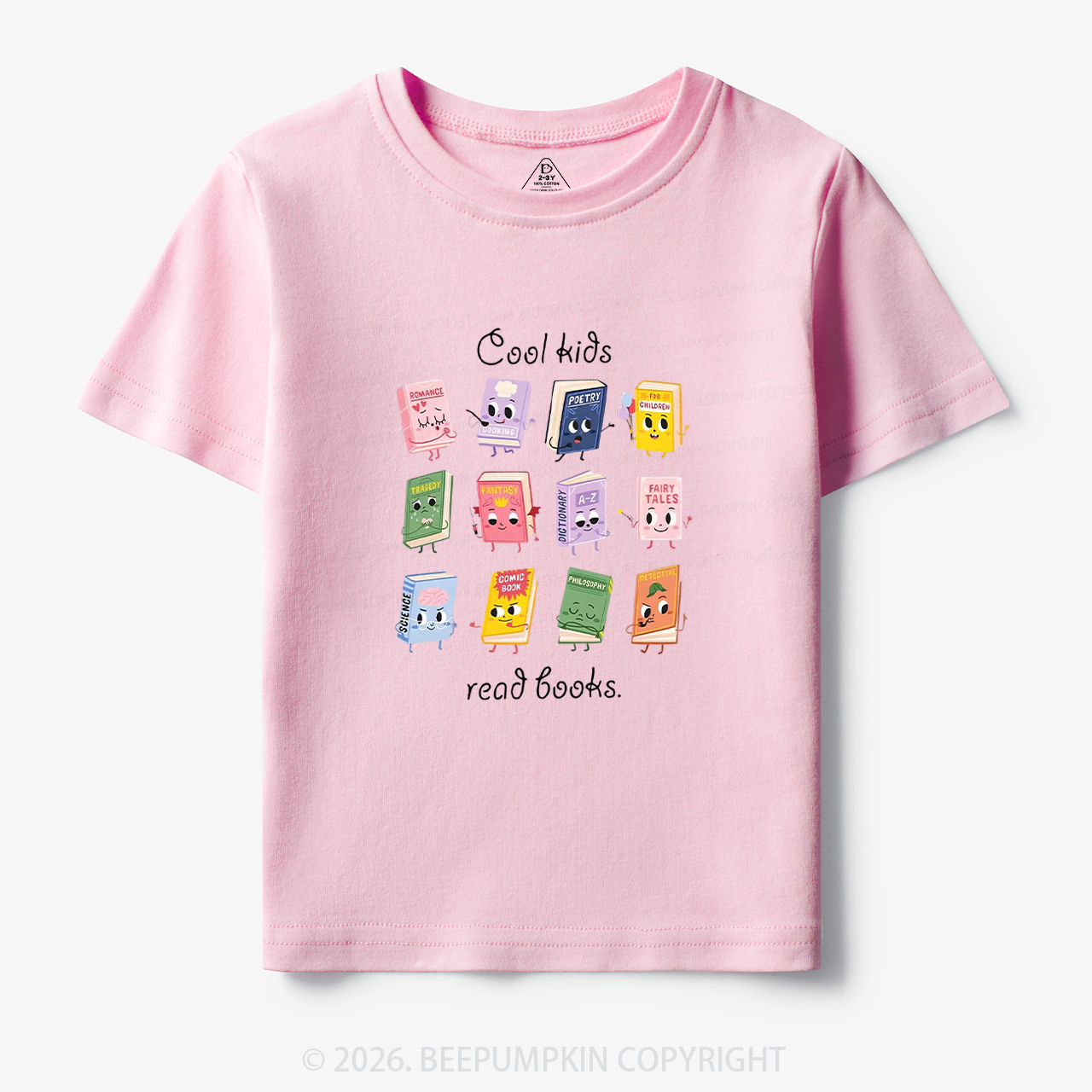 Cool Kids Read Books Back To School Toddler&Kid's Tees