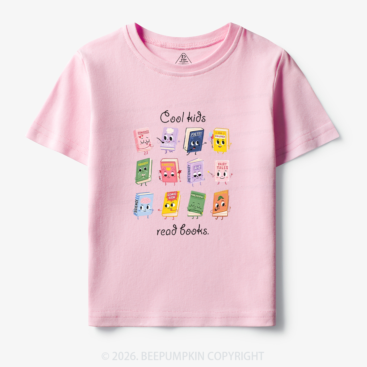 Cool Kids Read Books Back To School Toddler&Kid's Tees