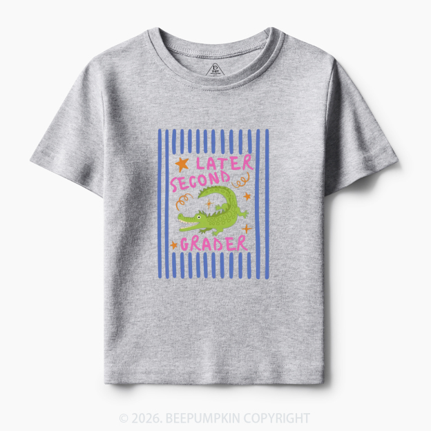 Personalized Later Alligator Funny Back To School Toddler&Kid's Tees