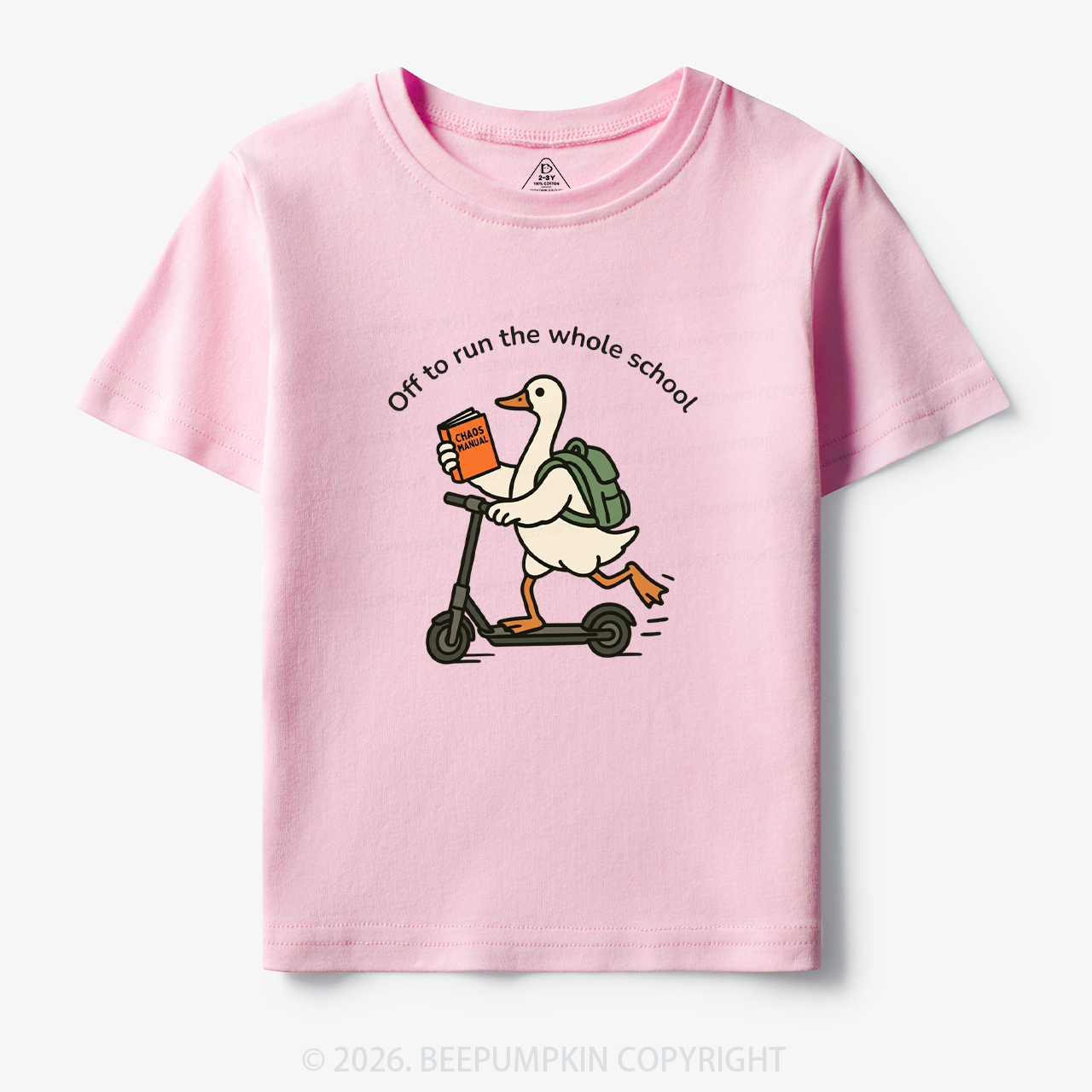 Off to Run the Whole School Funny Back To School Toddler&Kid's Tees