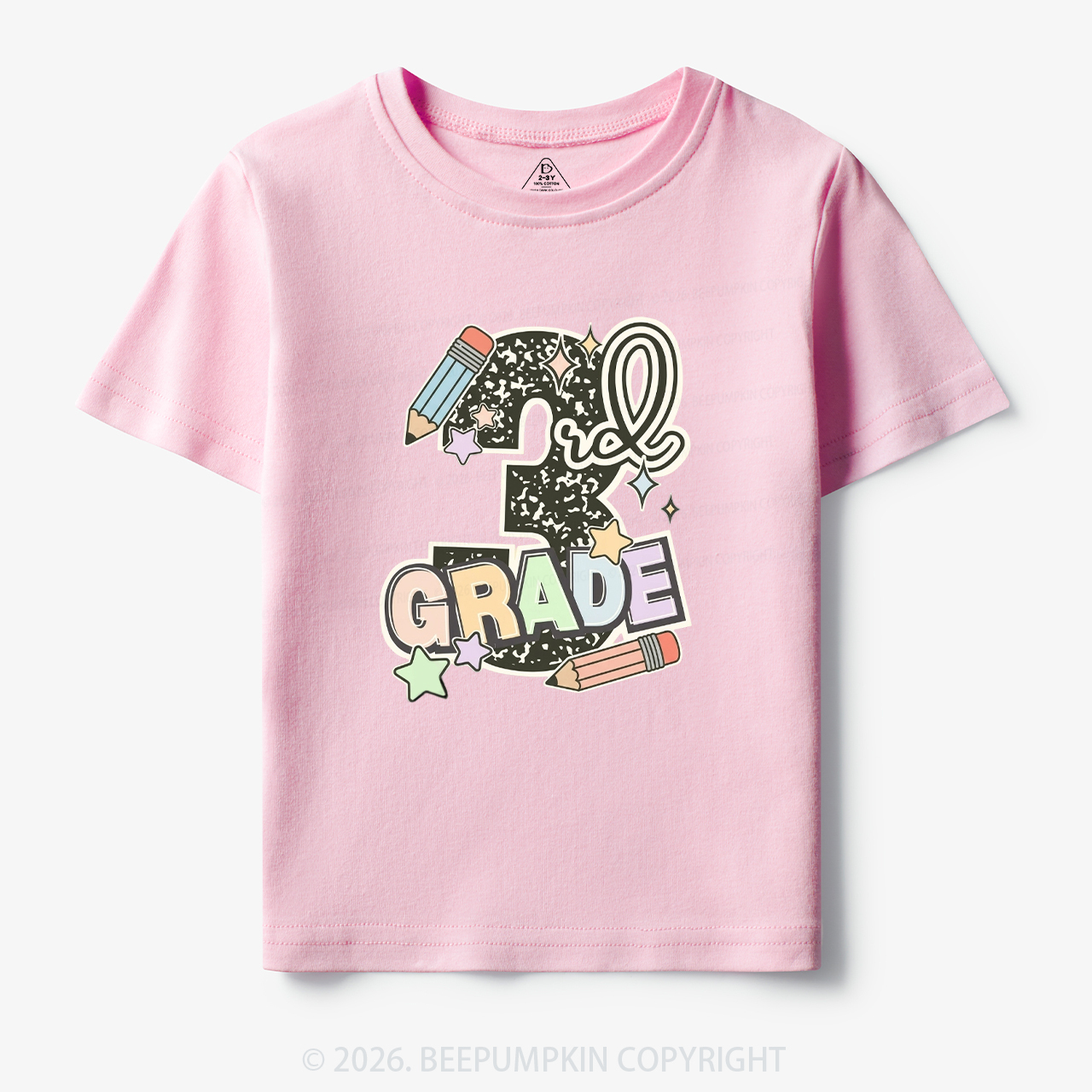 Third Grade Pencil Back To School Toddler&Kid's Tees