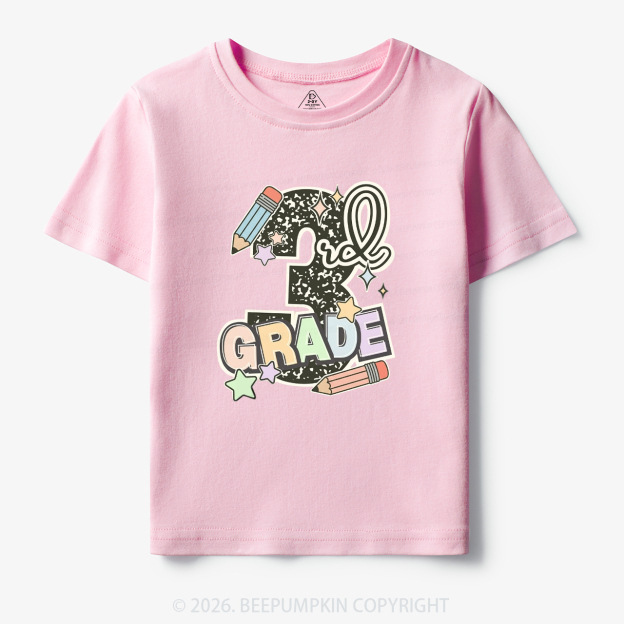 Third Grade Pencil Back To School Toddler&Kid's Tees