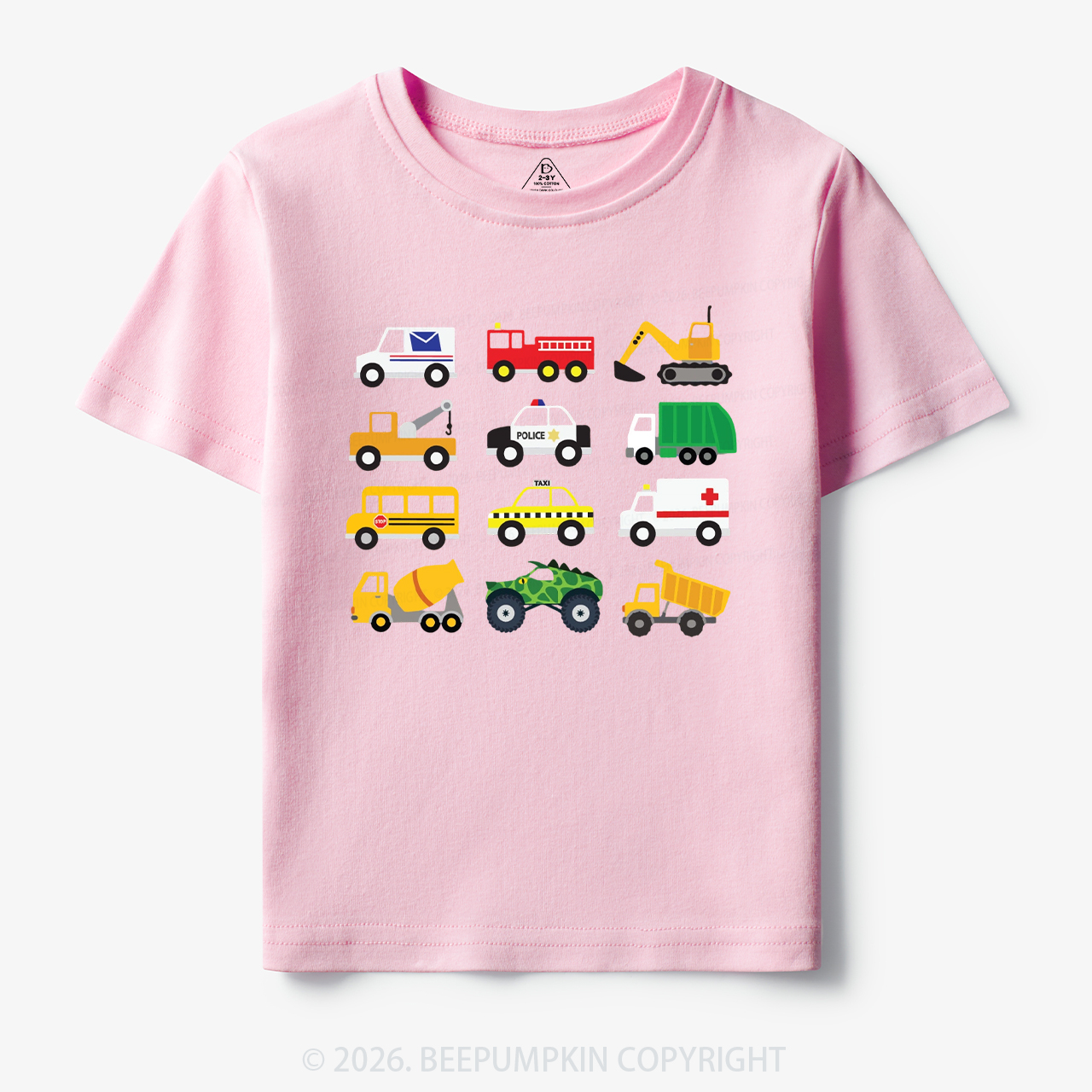 Lots of Trucks Toddler&Kid's Tees