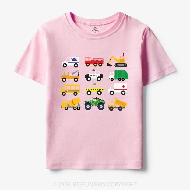 Lots of Trucks Toddler&Kid's Tees