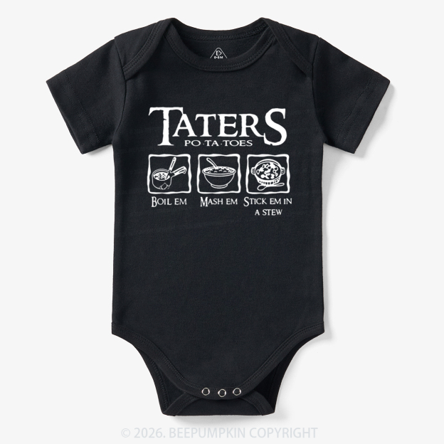 Taters Potatoes Funny Bodysuit