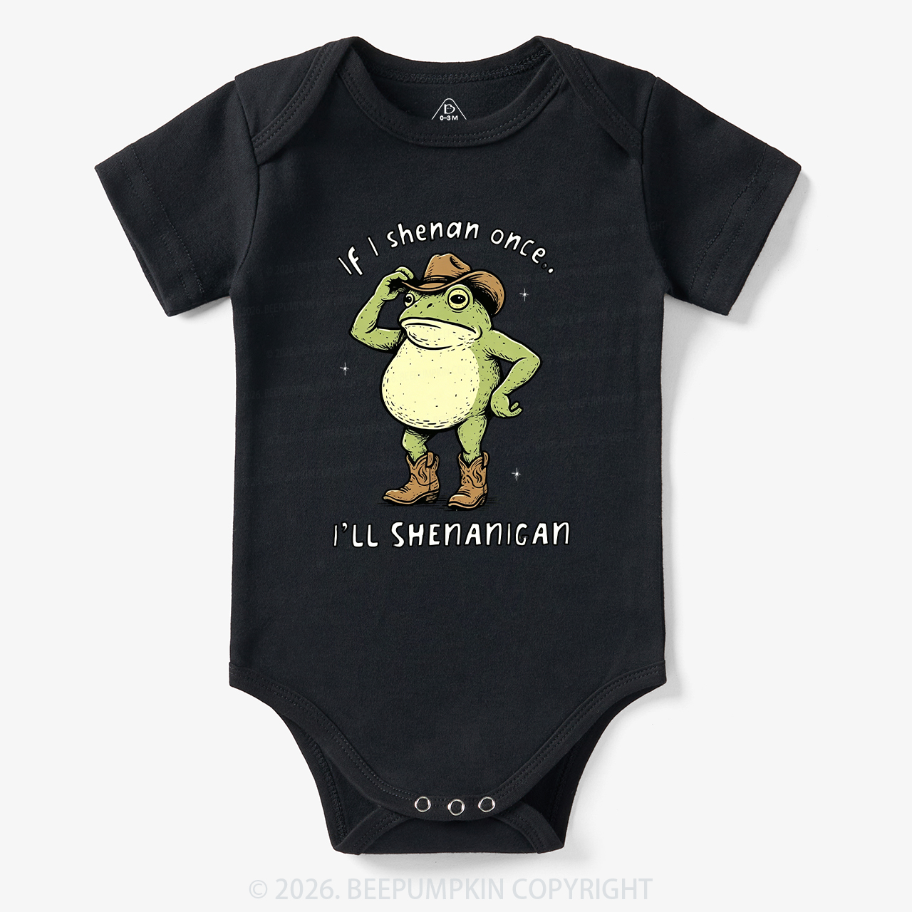 Funny Frog If I Shenan Once I'll Shenanigan Bodysuit