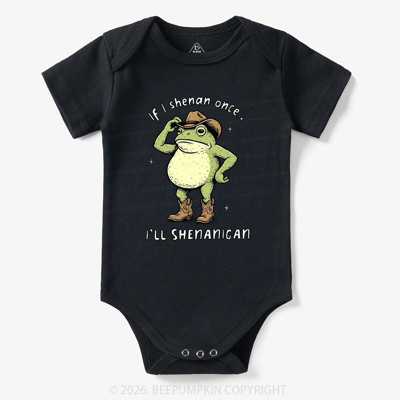 Funny Frog If I Shenan Once I'll Shenanigan Bodysuit