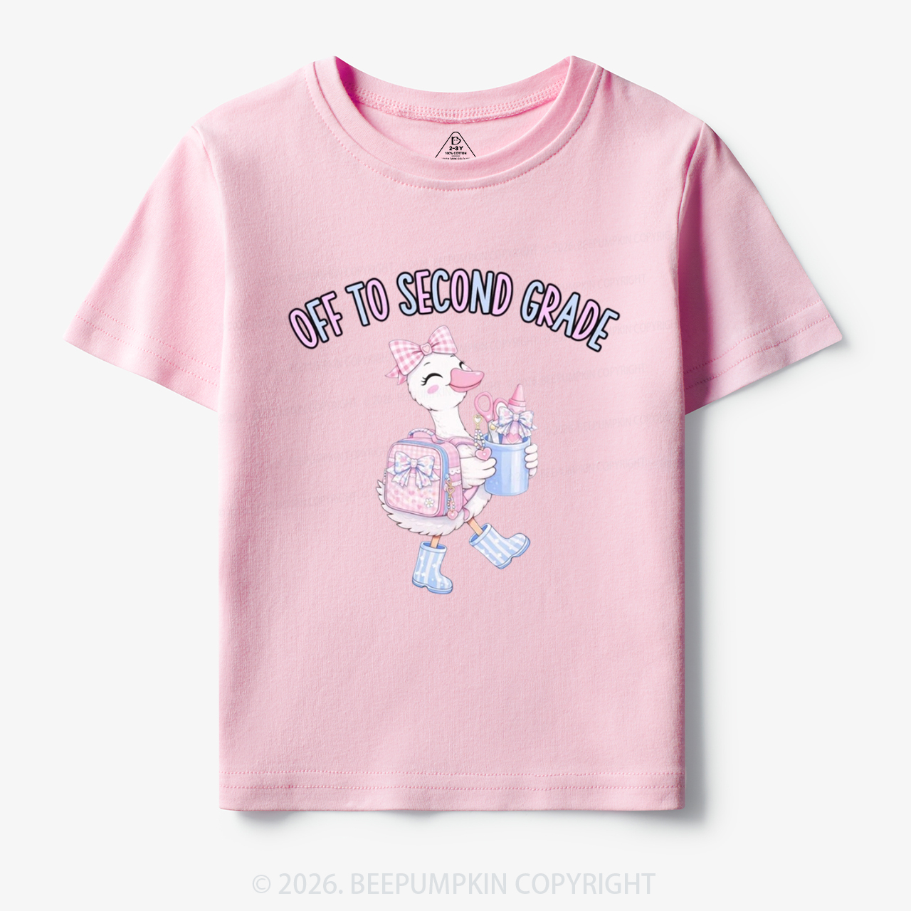 Personalized Off To Grade Back To School Toddler&Kid's Tees