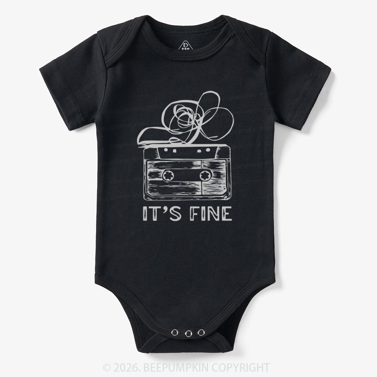 Retro Cassette Tape It’s Fine Bodysuit