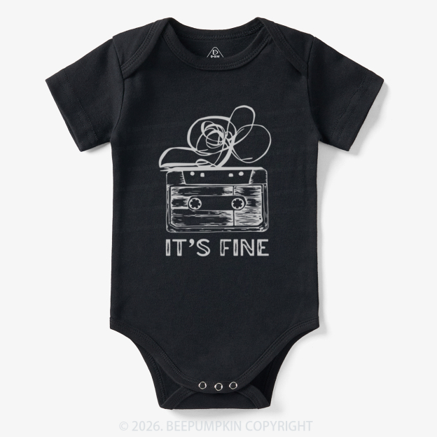Retro Cassette Tape It’s Fine Bodysuit